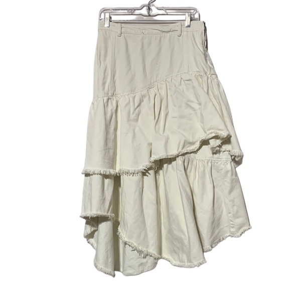 We The Free Dresses & Skirts - Free People We the Free Cream Tiered Midi Skirt